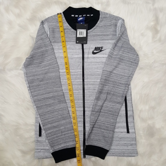 Nike Men's Sportswear Jacket Heather Grey XS - Picture 3 of 6